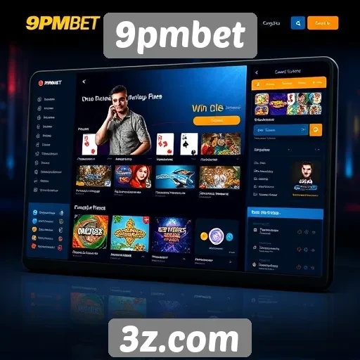 Interface do usuário no 9pmbet é intuitiva e acessível